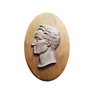 Placa de Madera Ovalada Emblema Bolívar