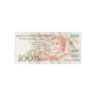 Billete 1990 Brasil 100 Cruzeiros A PROF