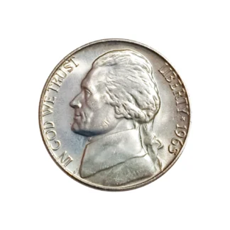 Moneda 1965 USA Quarter 1/4 Dollar. AU Special Mint Set