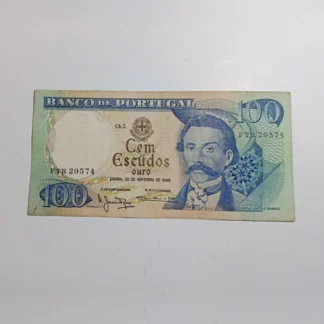 Billete 1953 Portugal 100 Escudos