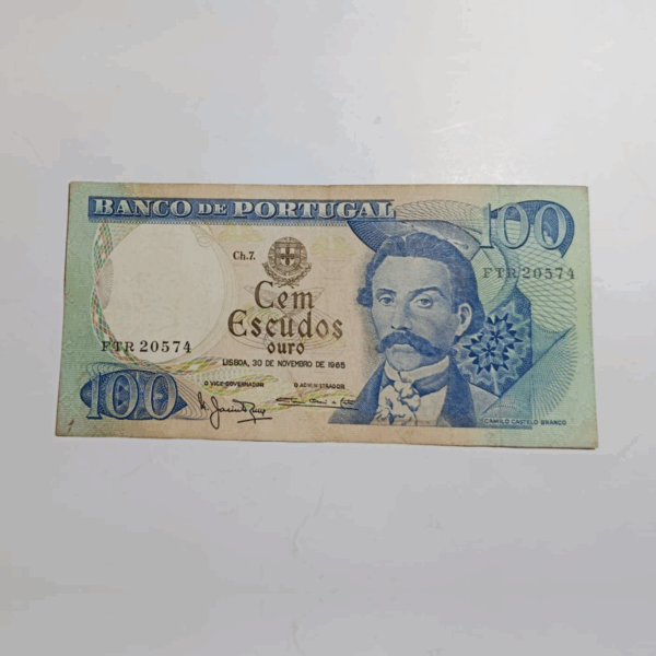 Billete 1953 Portugal 100 Escudos