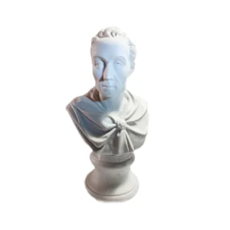Escultura de Busto Bolívar Marmolina