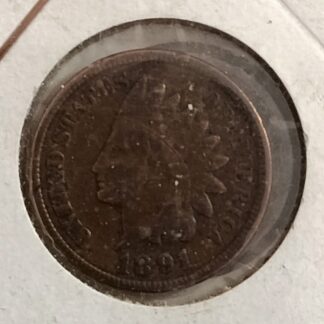 Moneda 1891 USA 1 Centavo Indian Head — anverso
