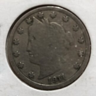 Moneda 1911 USA 5 Centavos Liberty Head Nickel — anverso
