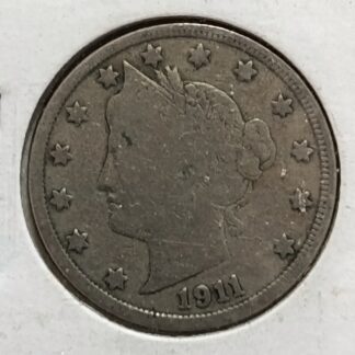 Moneda 1911 USA 5 Centavos Liberty Head Nickel — anverso