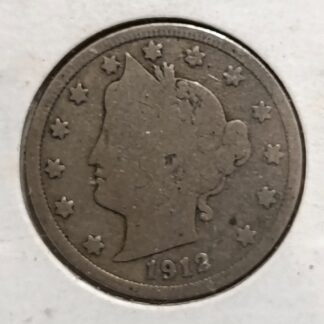Moneda 1912 USA 5 Centavos Liberty Head Nickel — anverso