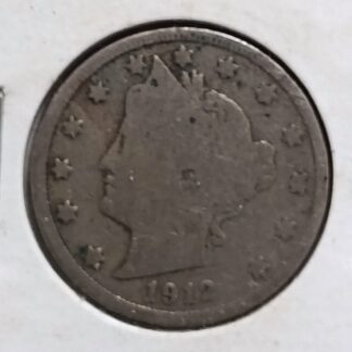 Moneda 1912 USA 5 Centavos Liberty Head Nickel — anverso